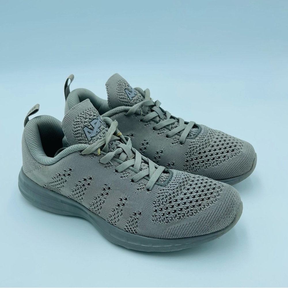 APL Techloom Pro Athletic Flyknit Sneakers In Tundra Ivory